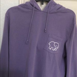 An ivory ella shirt/hoodie